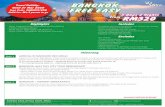 Travel Validity: BANGKOK Until 31 Mar 2020 FREE EASY Tour ... · Eastin Makkasan Hotel 4* 28 Dec 2019-5 Jan 2020: RM40 25-29 Jan 2020: RM80 Arnoma Hotel 4* 28 Dec 2019-1 Jan 2020: