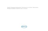 Dell SupportAssist Version 1.3 for Servers Reportable ... · Introduction Dell SupportAssist for Servers is an application that enables automated support from Dell by proactively