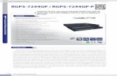 RGPS-7244GP / RGPS-7244GP-P · Supports IPV6 new internet protocol version ... Introduction Features. Industrial Ethernet Switch. Rack-Mount Managed Gigabit PoE Ethernet Switch. Full