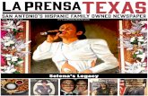 Selena’s Legacy - La Prensa Texas€¦ · 2 La Prensa Texas SAN ANTONIO 31 de Marzo de 2019 La Prensa Texas San Antonio is published once a week by La Familia Duran Inc. San Antonio,