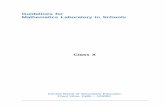 Guidelines for Mathematics Laboratory in Schools€¦ · on the basis of performance of an individual in activity work, project work and continuous assessment. The schools were also