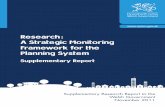 Research : A Strategic Monitoring Framework for the ......5.5 Tir Y Gafel Ecovillage, Pembrokeshire 48. A Strategic Monitoring Framework for the Planning System ... indicator for the