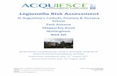 Legionella Risk Assessment - Our Lady of Lourdes Catholic ...€¦ · Risk Assessment Ratings LR - Legionella Risk Ratings LR - Legionella Risk Rating has been used to prioritise