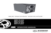 HEAT RECOVERY VENTILATOR - Blauberg North America · 2019. 8. 21. · heat recovery ventilator. 2 hrv erv h contents application the unit is not designed to be used by children, physically