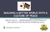 BUILDING A BETTER WORLD WITH A CULTURE OF PEACE · RELIGION AND PEACE Cultural beliefs are typically related to religious beliefs. For example, the identity of a person or group is