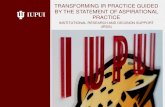 TRANSFORMING IR PRACTICE GUIDED BY THE STATEMENT OF ... · transforming ir practice guided by the statement of aspirational practice institutional research and decision support (irds)
