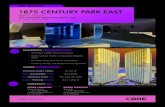 FOR SUBLEASE 1875 CENTURY PARK EAST · 1875 CENTURY PARK EAST WATT PLAZA 1875 CENTURY PARK EAST, SUITE 1200 Los Angeles, California 90067 PROPERTY INFORMATION + Watt Plaza is LEED