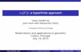 : a hyperﬁnite approachisaac/nsfungrouptalk.pdf · The problem End compactiﬁcations of ﬁnite graphs We now consider inﬁnite, locally ﬁnite, connected graphs. Many results