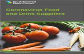 Coronavirus Food and Drink Suppliers · Castle Cary Crewkerne Yeovil Ilminster Milborne Port. Chard Ilchester Bruton South Petherton. Somerton Wincanton Area . South Area . East Area