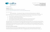Association of Financial Advisers Ltd ACN: 008 619 921 ABN ... · The AFA considers that the proposed definition of review and remediation program is restrictive. Confining review