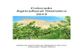 Colorado Agricultural Statistics 2014 · 2017. 8. 31. · Denise Jenkins, Campo · Mary Kindall, Grand Junction · Linda Larsen, Manassa Deborah Locke, Mack · Don Mitchell, Brush