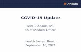 COVID-19 Update - bov.virginia.edu · • Mission is to deliver easily -accessible, free testing in local vulnerable communities • Keeps the Charlottesville community safe through