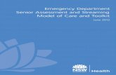Emergency Department Senior Assessment and Streaming Model … · 2020. 8. 6. · treatment and often, disposition decision immediately following triage. Streaming of patients who