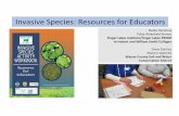 Invasive Species: Resources for Educators...2020/04/15  · Invasive Species: Resources for Educators Nadia Harvieux Patty Wakefield-Brown Finger Lakes Institute/Finger Lakes PRISM