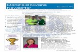 Mansfield Kiwanis Newsletter December 8, 2016 · 12/8/2016  · Mansfield Kiwanis Newsletter Page 3 Thu Dec 8, 2016 10am Meals on Wheels: Mansfield KAN 7pm Nursing Home Bingo Where: