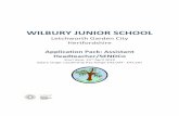 WILBURY JUNIOR SCHOOL - teachinherts.com · 2019. 1. 15. · Wilbury Junior School, part of the HfL Multi Academy Trust Page 4 of 12 Our children The majority of our 300 children