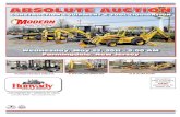 ABSOLUTE AUCTION - Hunyady · avalanche snow pushers swenson v-box spreaders - unused swenson stcc tailgate conveyor spreader - unused snowex spreaders - unused • (2) • • wednesday,