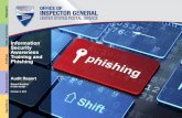 Information Awareness Training and Phishing · 2017. 10. 24. · phishing emails or how to immediately report phishing attempts to the Computer Incident Response Team (CIRT).11 Recommended