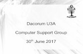 Dacorum U3A Computer Support Group 30th June 2017 · 2019. 6. 30. · • Keystroke logger • File transmitter A Web Page requesting information • From your 'Bank' to get your