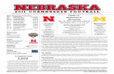 2011 Nebraska Football Huskers · 2019. 7. 3. · 2011 Nebraska Schedule Date Opponent (TV) Time/Result Sept. 3 Chattanooga (BTN) W, 40-7 Sept. 10 Fresno State (BTN) W, 42-29 Sept.