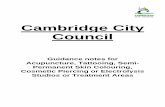 Cambridge City Council · 6. Use friction on all surfaces of the hands, paying particular attention to thumbs, fingertips and webs (see 6-step technique on page 7) 7. Avoid splashing