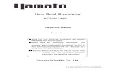 Neo Cool Circulator...Neo Cool Circulator CF750/750S Instruction Manual Third edition Thank you very much for purchasing this Yamato CF750/750S Neo Cool Circulator. Please read the