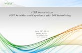 VERT Association - Technion · International membership; Manufacturers of DPF and SCR systems, testing devices, substrate manufacturers, chassis builders, engine manufacturers etc.
