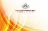 RESEARCH PUBLICATIONS OF OUSL STAFF- 2019 201… · Meditators for Scientific Research.5th International Buddhist Conference 2019, Bhiksu University of Sri Lanka, Anuradhapura. 12.
