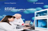 AZURA Analytical HPLC/UHPLC - Interface...Analytical HPLC/UHPLC How much performance do you need? From standard separations to demanding high-resolution analytical determinations,