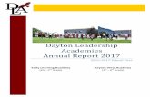Dayton Leadership Academies Annual Report 2017€¦ · 11/09/2018  · 2 . Dayton Leadership Academies . 1416 West Riverview Avenue . Dayton, Ohio 45402 . Phone: 937-567-9426 . FAX:
