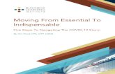 By Tom Hood, CPA, CITP, CGMA · Moving From Essential To Indispensable Five Steps To Navigating The COVID-19 Storm By Tom Hood, CPA, CITP, CGMA 1