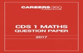 CDS 1 MATHSCDS 1 MATHS QUESTION PAPER Title Full page photo Author Admin Created Date 2/6/2017 3:33:04 PM ...