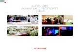 CANON ANNUAL REPORT - Canon Global · color market and “print-on-demand” market. Canon is one of the few companies that possess world-class technologies for both cameras and photo-quality