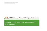 Service Area annual report...Table 3: Residential Landfill _ art Service Subscriptions Residential Weekly Garbage Service Number of Carts CART size 2017 2016 % change 20 gallon 5,663