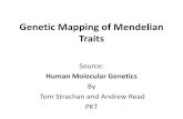 Genetic Mapping of Mendelian Traits - jiwaji.eduTwo-point Mapping Identifying recombinants in Pedigrees • Gathering information on the family history and drawing a family tree or