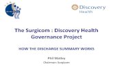 The Proposed Surgicom : Discovery Health Governance Pilot ...€¦ · Family history Genetic information Health record Family history Wellness data Genetic information Electronic
