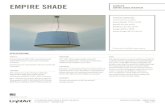 EMPIRE SHADE ACOUSTIC EMPIRE SHADE OVERVIEW€¦ · EMPIRE SHADE OVERVIEW ACOUSTIC COLLECTION | EMPIRE SHADE PAGE 1 OF 4 4770 OHIO AVE SOUTH, SUITE A, SEATTLE, WA 98134 P: 206.524.2223