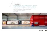 LABE - CSTB · LABE is also the right place to develop new concepts using innovative approaches, such as mixed tests and numerical simulations to improve the understanding of involved