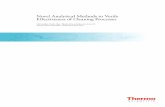 Novel Analytical Methods to Verify Effectiveness of ... · unknown residues found in the cleaning process. Methods ... Thermo Scientific Dionex Chromeleon 6.8 SR 11 Chromatography