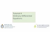 Tutorial 4 Ordinary Differential Equationshkpho.phys.ust.hk/Protected/tutorial2016/tutorial... · Tutorial 4 Ordinary Differential Equations. Travelling time along a path What is