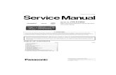 Model No. CQ-5109U - manuals.chudov.commanuals.chudov.com/Panasonic-cq-5109u-CQ5109U-Manual.pdf · This model has no servo alignment points because microcom-puter controls the servo