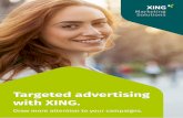 Targeted advertising with XING.€¦ · XING, our campaigns are sure to help you sustainably achieve your goals. Achieve marketing success with our extensive portfolio. How you benefit
