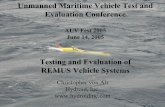 Unmanned Maritime Vehicle Test and Evaluation Conference · SAMS Mission 9 Profile Vehicle descent 1:48 Drop weight Bottom Time 10:12 Drop ascent weight Vehicle Ascent 0:42 Bottom