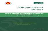 ANNUAL REPORT -17pppo.gov.bd/download/ppp/ar/PPPA_Annual-Report_2016-17.pdf · generator for this model of delivering public service. Annual Report 2016-17 ... Hence well-structured