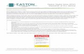 EDV etel 911 · By executing Easton’s Service Order Form and Master Service Agreement you acknowledge Easton has advised you of the potential limitations of 911 service. Easton