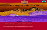 LEMANIA SUMMER CAMP … · LEMANIA SUMMER CAMP Florent, Switzerland I had the chance to be able to talk with pupils from all over the world, it was very enriching! I came with a good