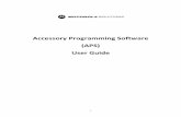 Accessory Programming Software (APS) User Guide...3 Introduction Accessory Programming Software, or APS, is a utility that allows you to upgrade and/or configure your Motorola Solutions