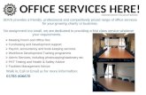 Stafford District Voluntary Services  · Web viewstafford district voluntary services - 2 - SDVS provides a friendly, professional and competitively priced range of office services