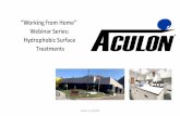 Aculon, Inc. @ 2020...Aculon, Inc. @ 2020. Aculon enables customers to make better products by being an innovative, responsive and fast developer and producer of best in class
