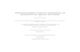 Dimensionality-reduced estimation of primaries by sparse ... · Dimensionality-reduced estimation of primaries by sparse inversion by Bander K. Jumah B.Sc. Software Engineering, King